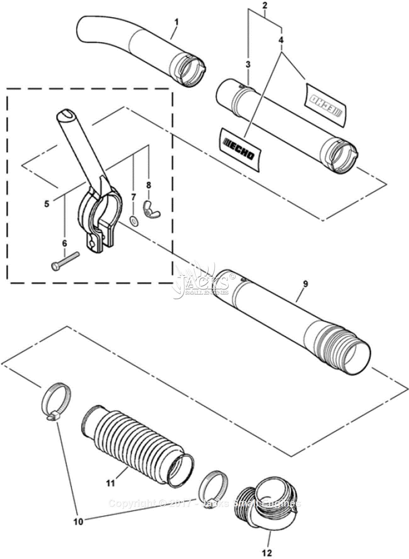 echo blower parts diagram