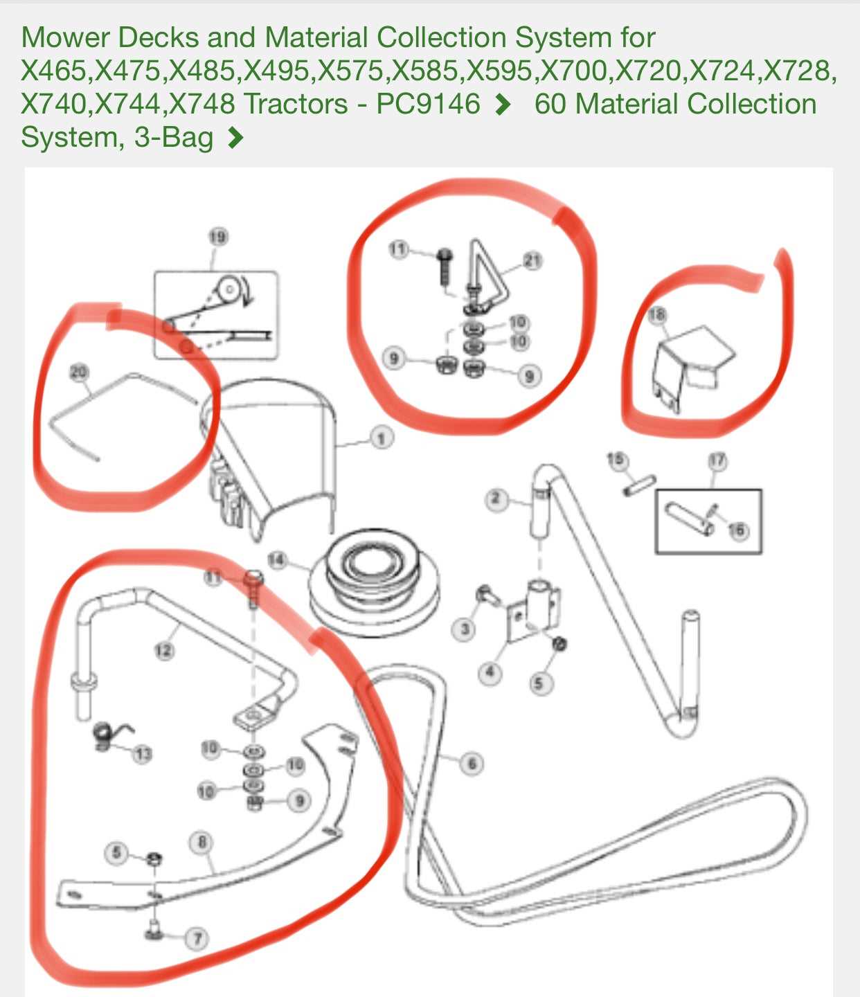 john deere x720 parts diagram