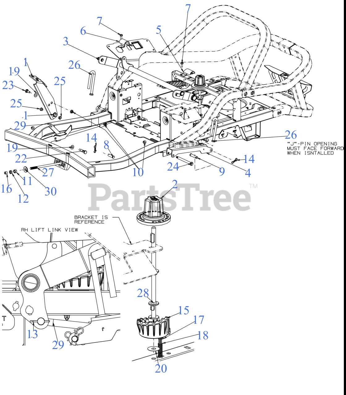 cub cadet 46 inch mower deck parts diagram