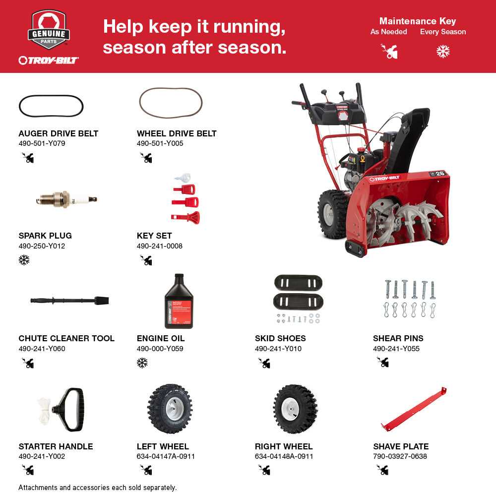 snow blower parts diagram