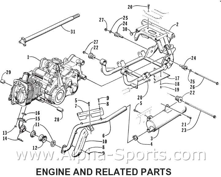 2004 arctic cat 400 4x4 parts diagram