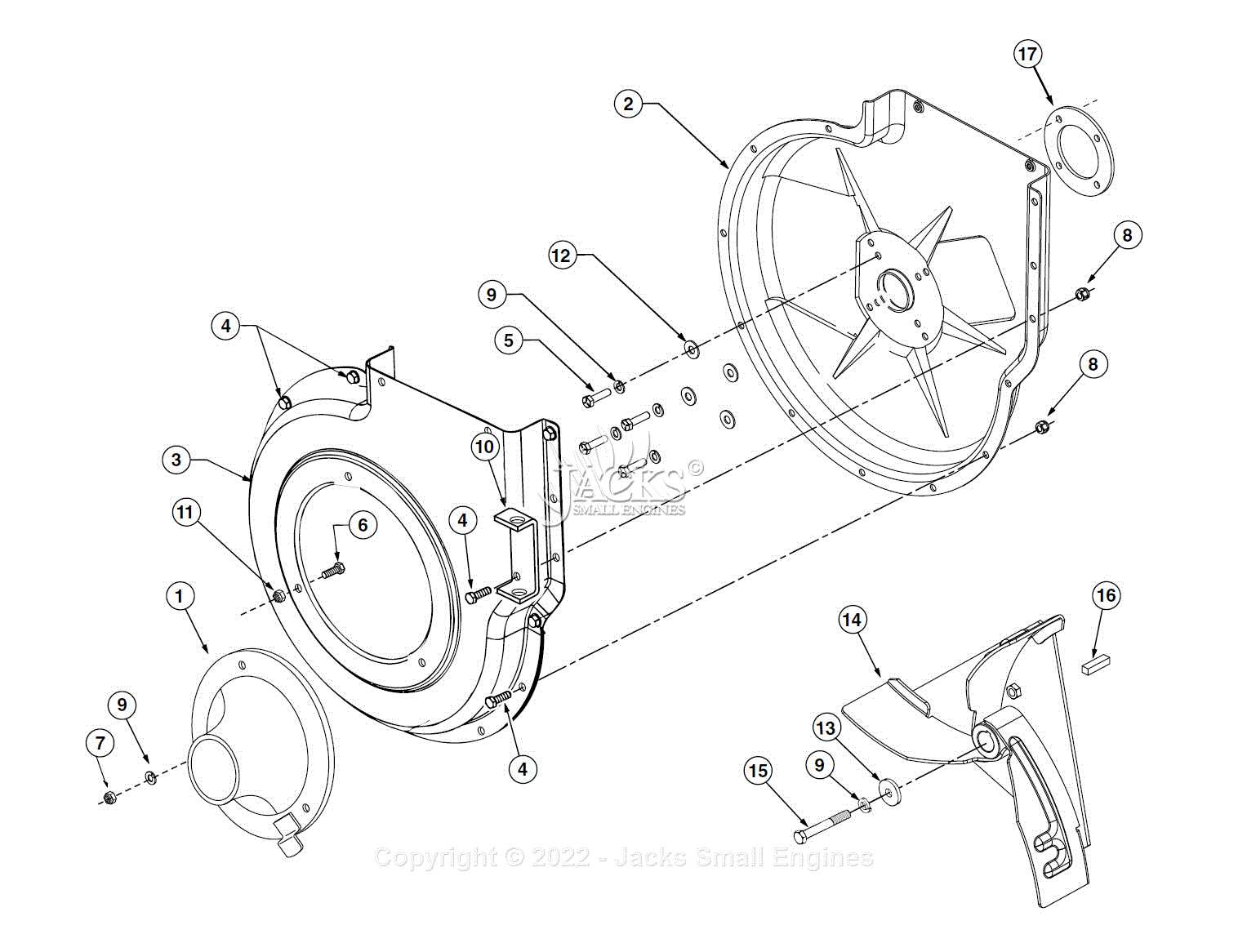 agri fab leaf vac parts diagram