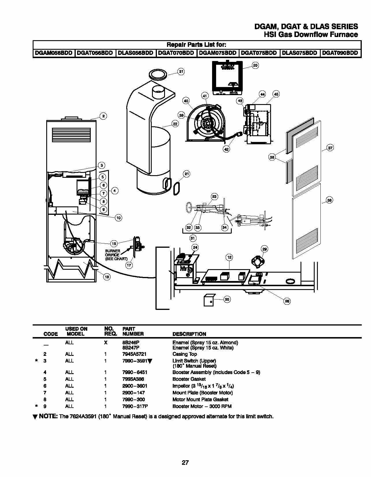 rheem furnace parts diagram