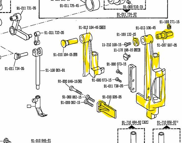 pfaff sewing machine parts diagram