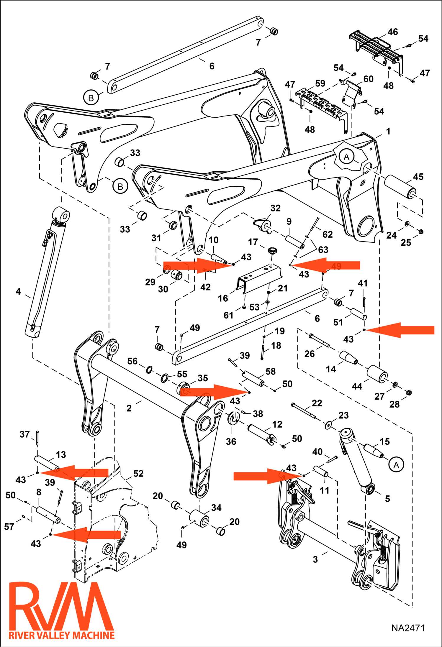 bobcat t190 parts diagram