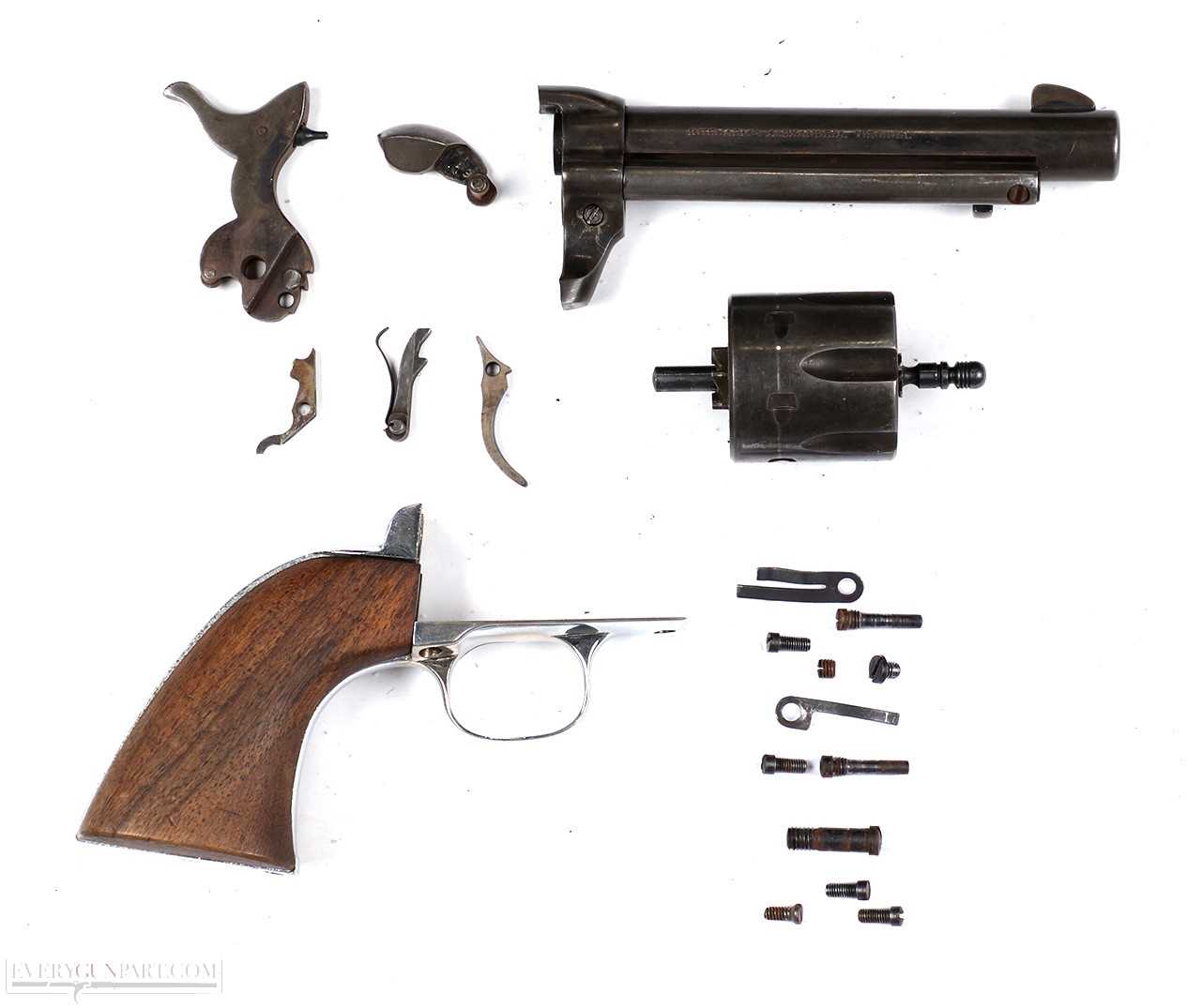 single action revolver parts diagram