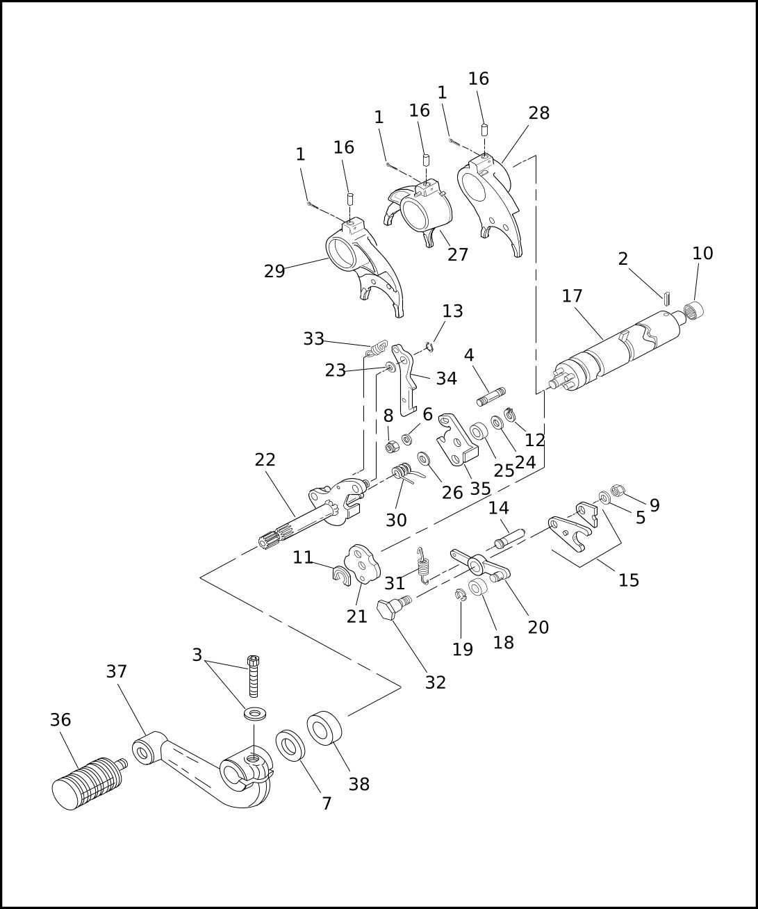 harley davidson sportster parts diagram