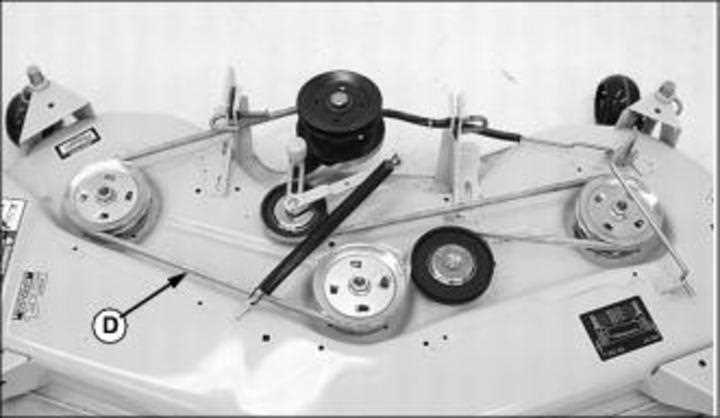 john deere 48 edge mower deck parts diagram