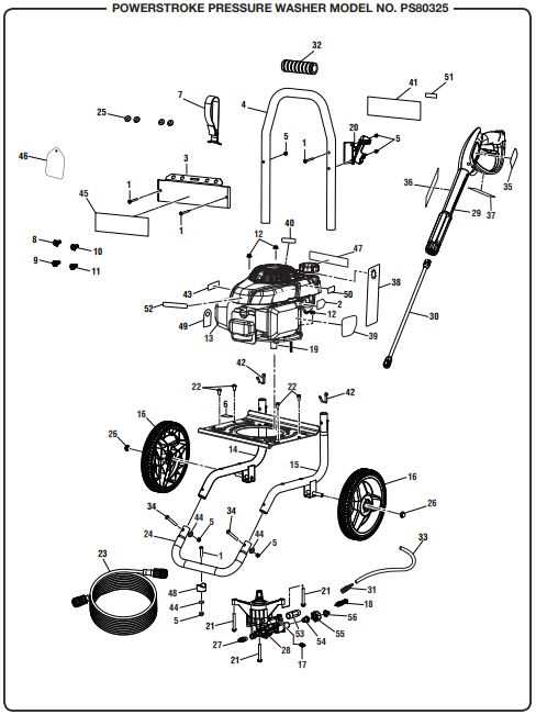 honda power washer parts diagram