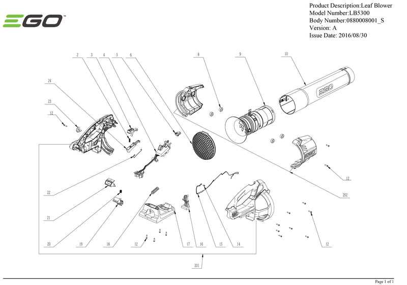 giant vac leaf blower parts diagram