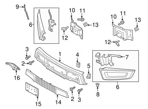 ford f 150 body parts diagram