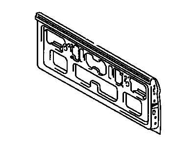 toyota tacoma tailgate parts diagram