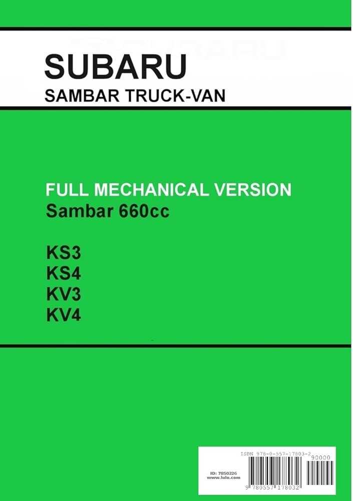 subaru engine parts diagram