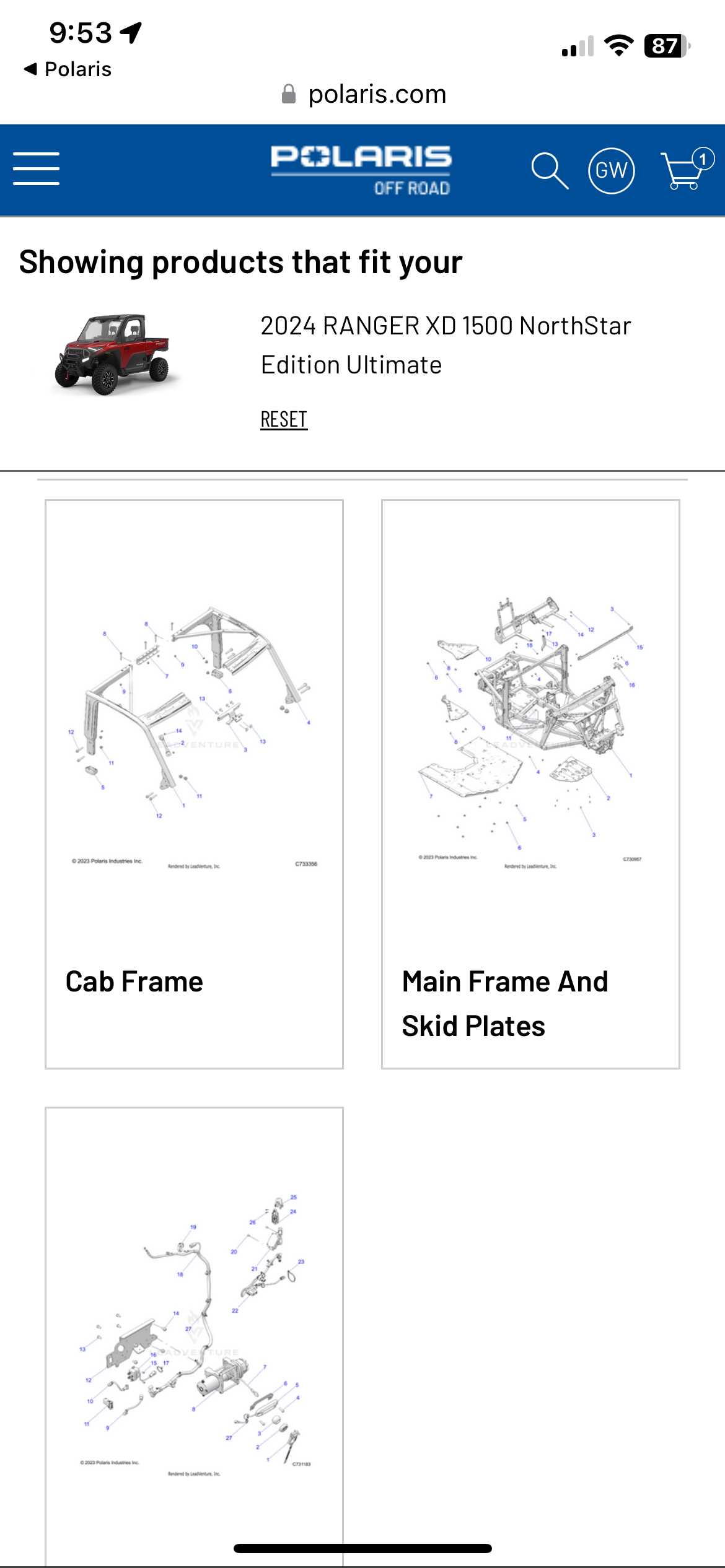 polaris ranger 800 parts diagram