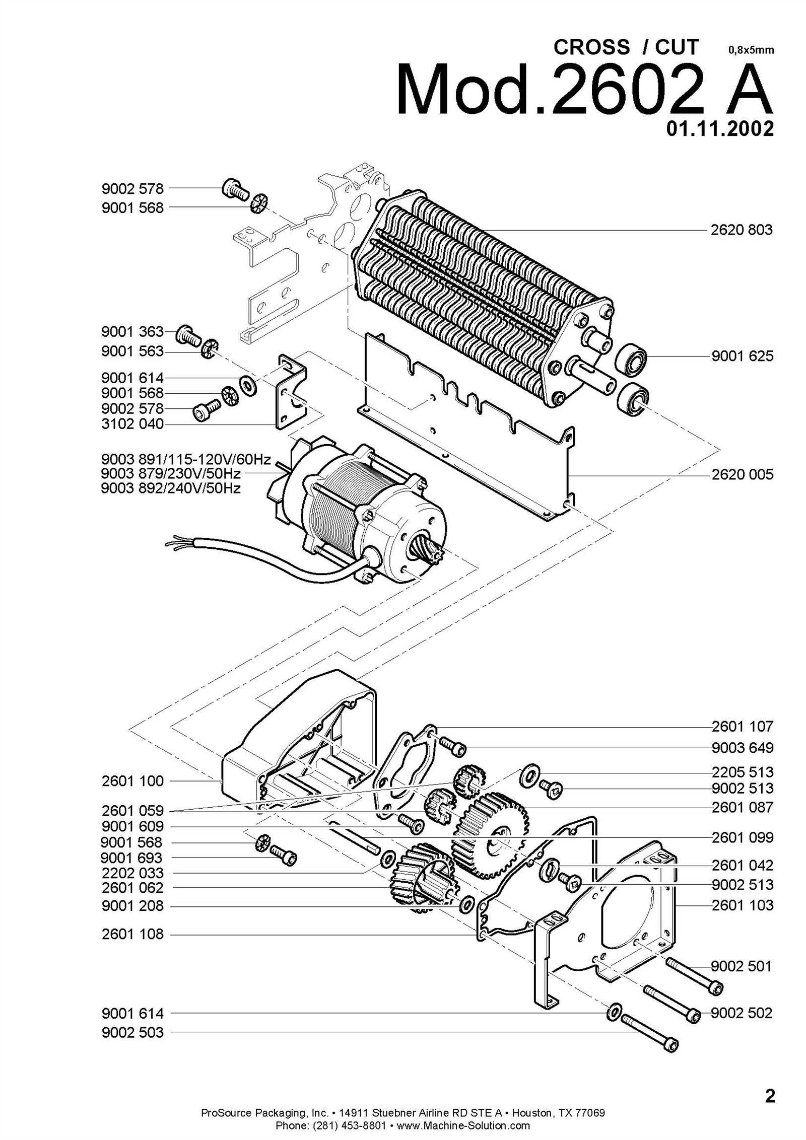 paper shredder parts diagram