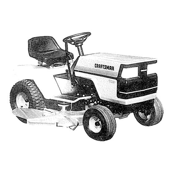 craftsman 30 inch riding mower parts diagram