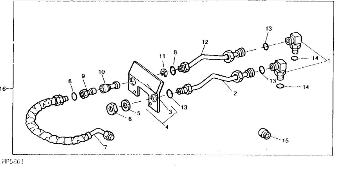 john deere 955 parts diagram