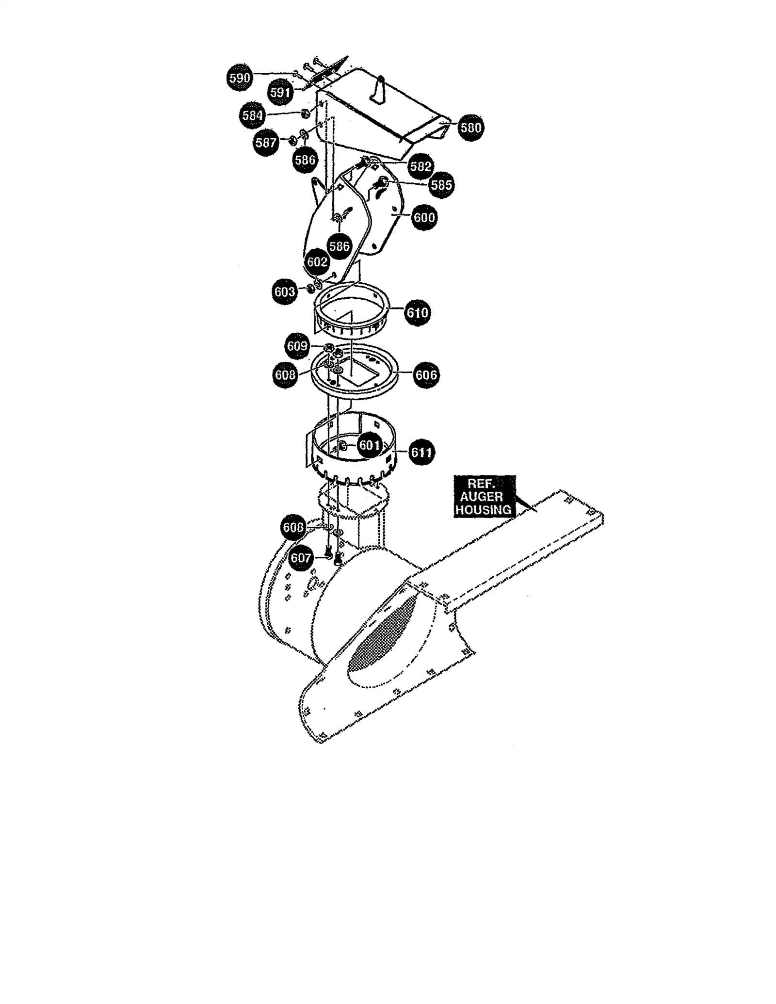 noma snowblower parts diagram