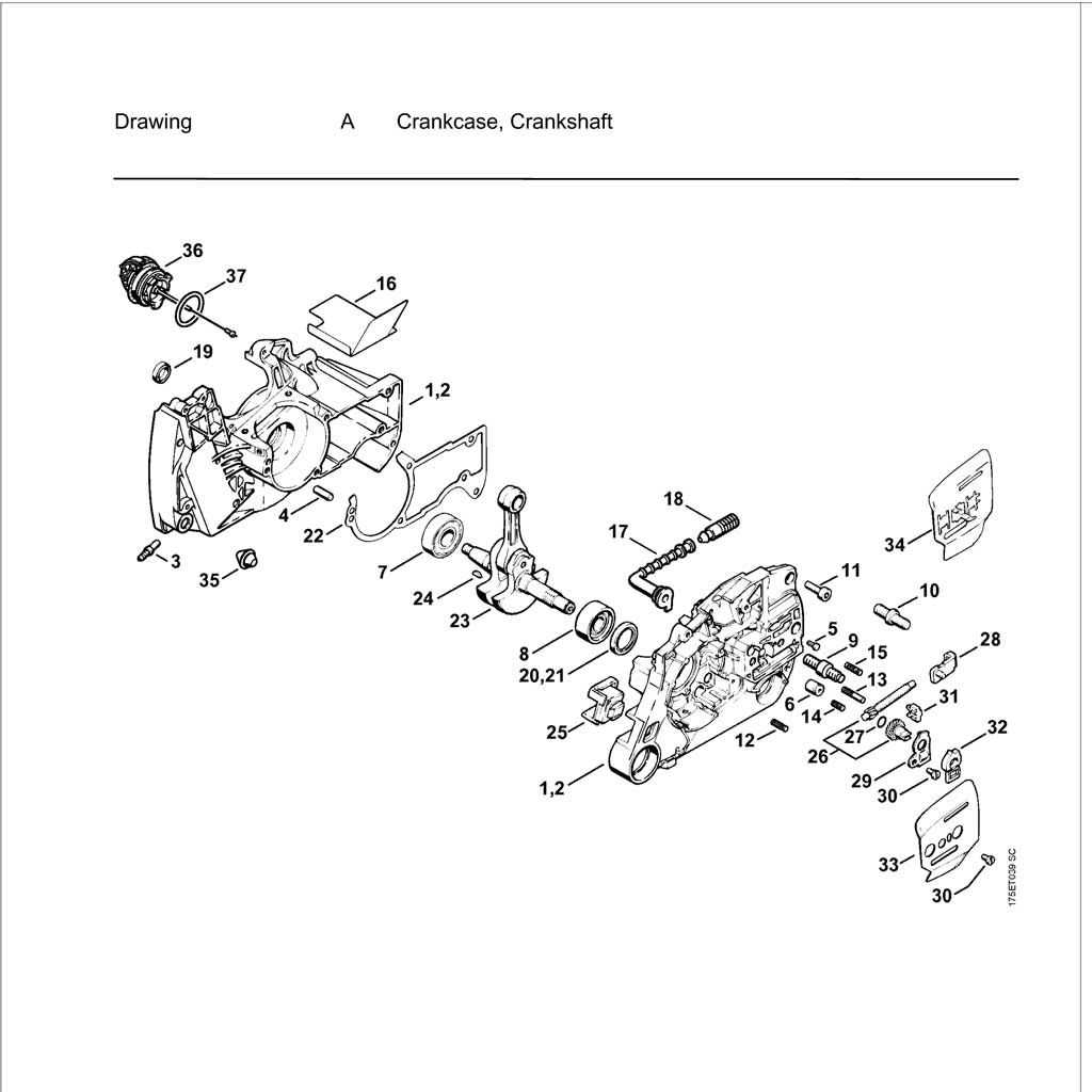 029 stihl chainsaw parts diagram