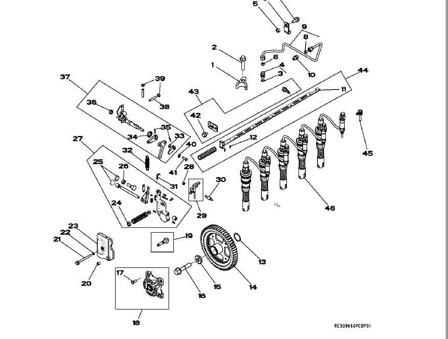 john deere 4310 parts diagram