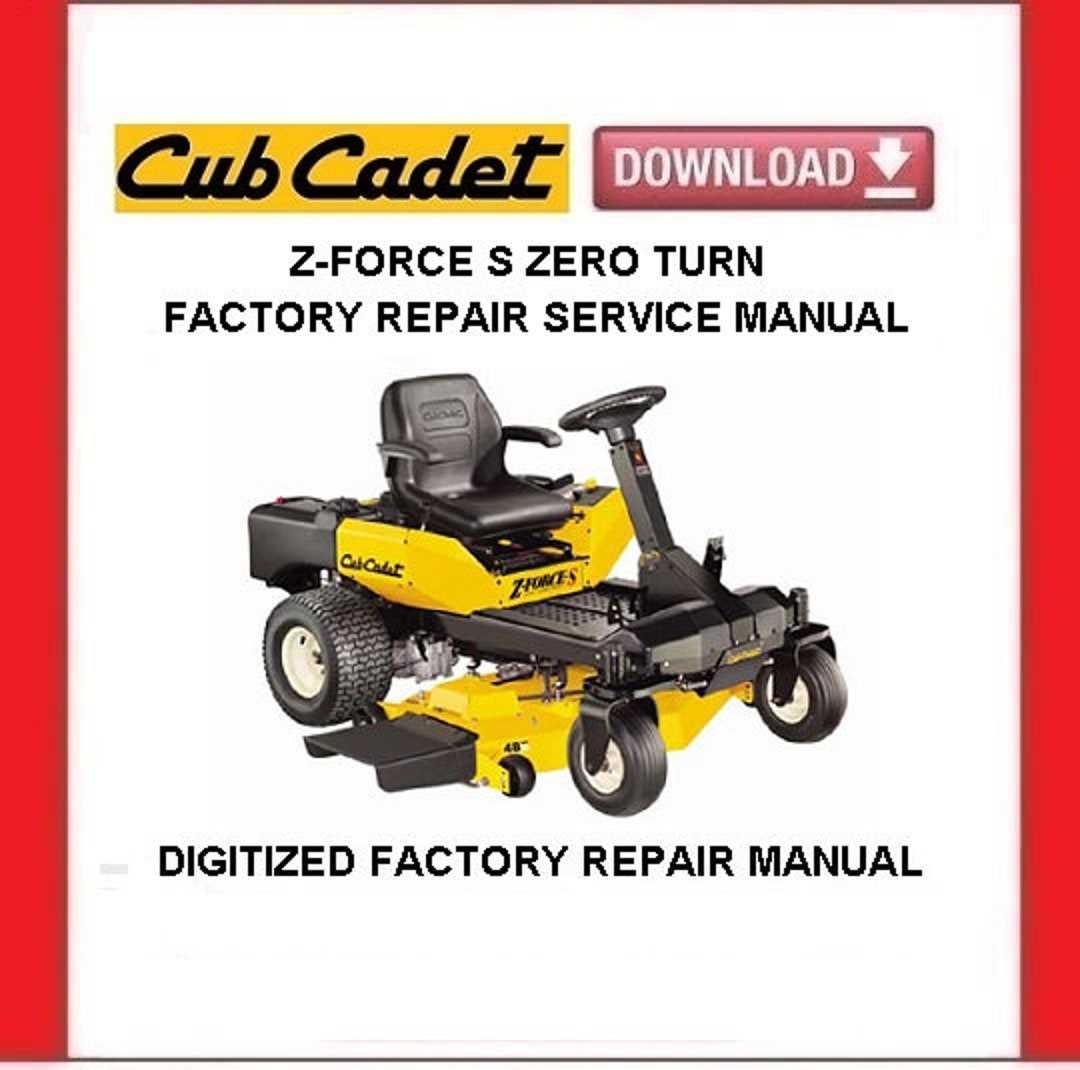 cub cadet z force 44 parts diagram