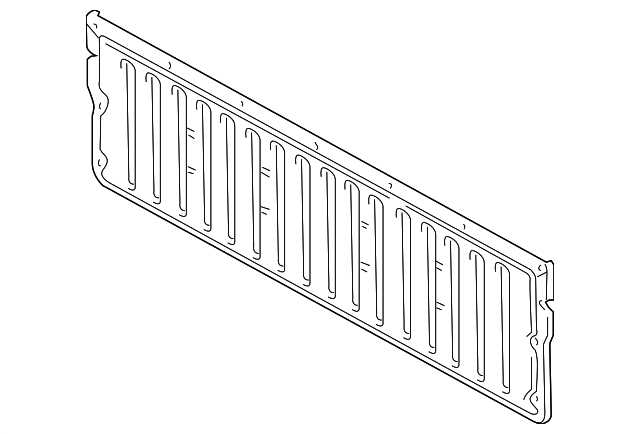 toyota tacoma tailgate parts diagram