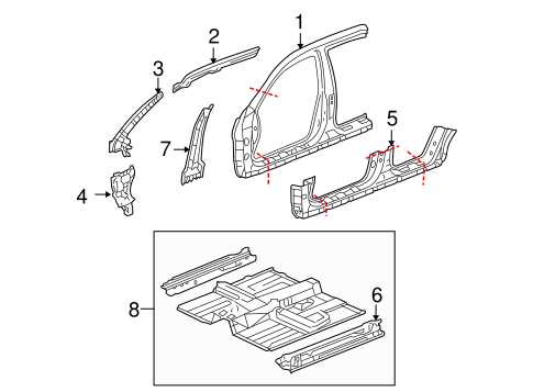 2005 honda accord parts diagram