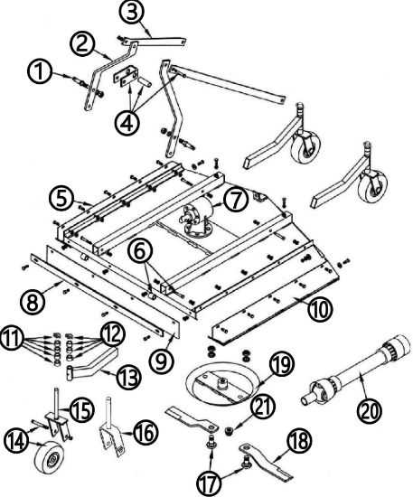 swisher 60 trail mower parts diagram