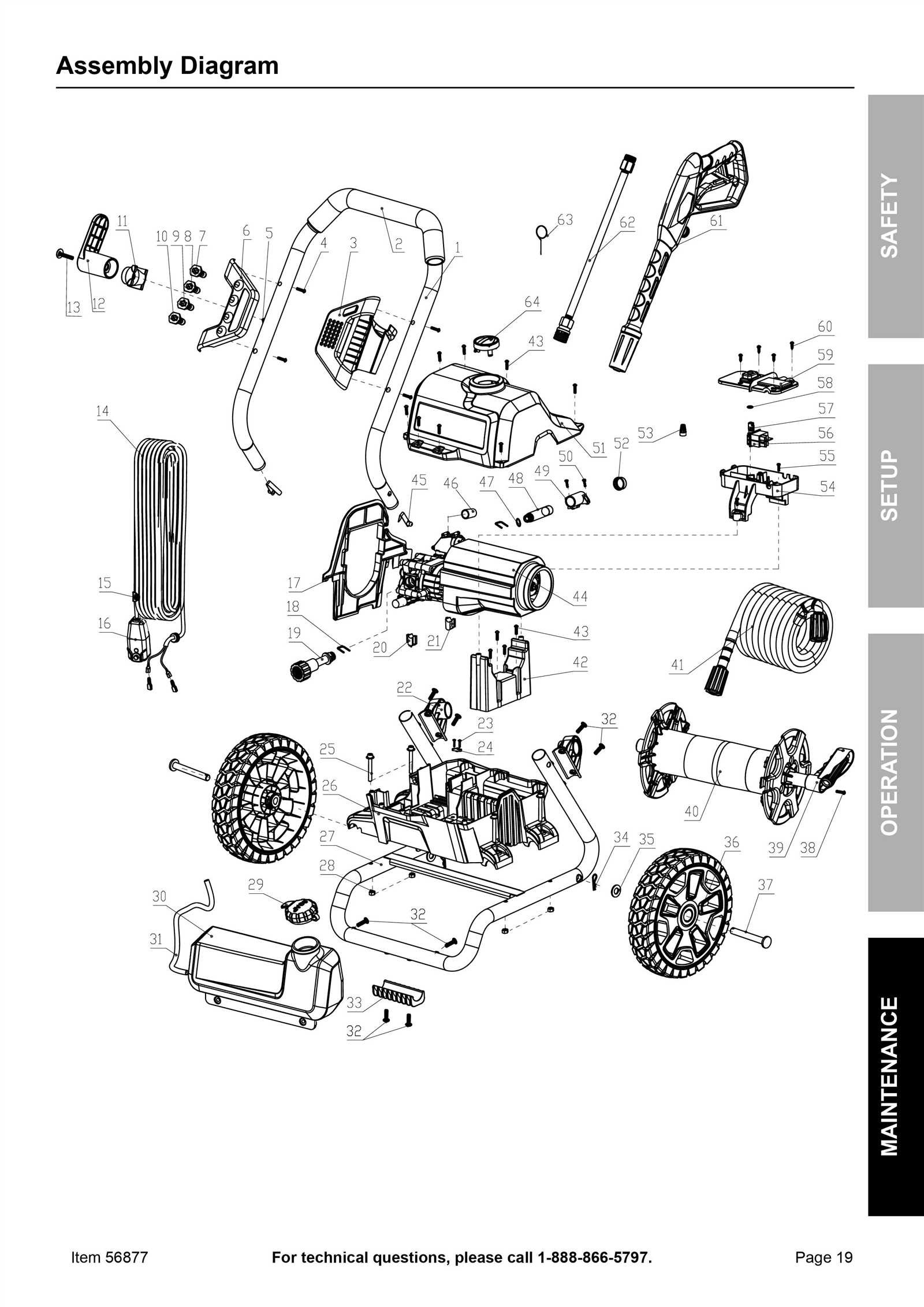 portland pressure washer parts diagram