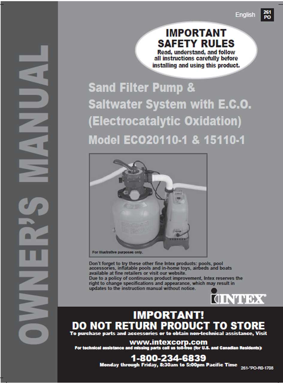 intex sand filter parts diagram