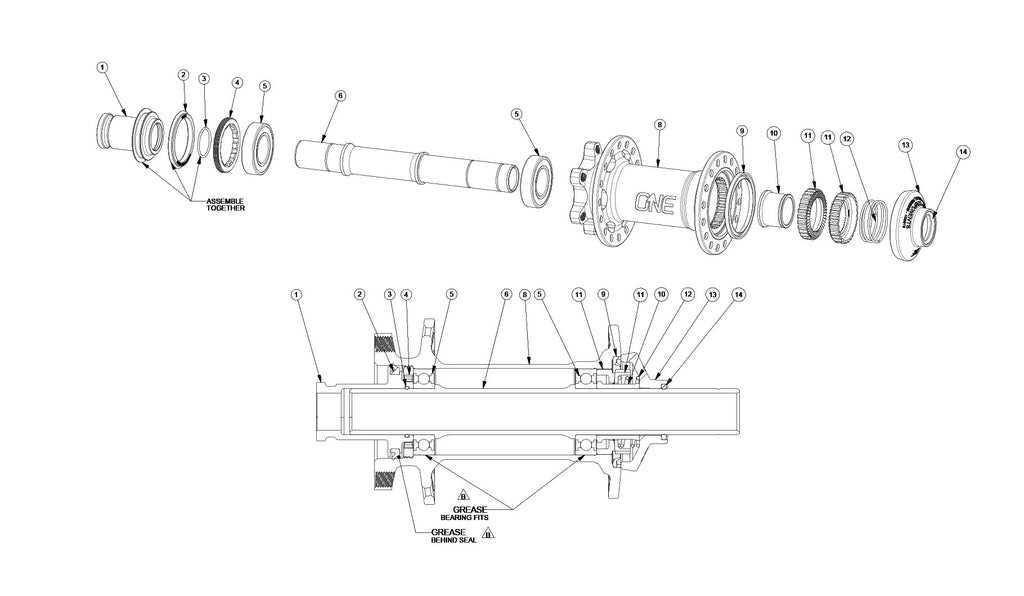 wheel hub assembly parts diagram