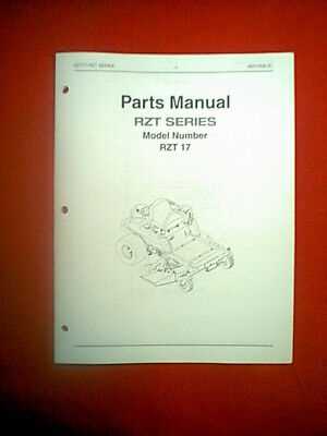 cub cadet rzt 42 parts diagram