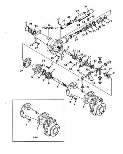 front differential parts diagram