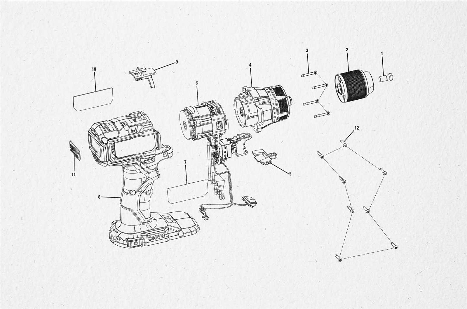 dewalt impact driver parts diagram