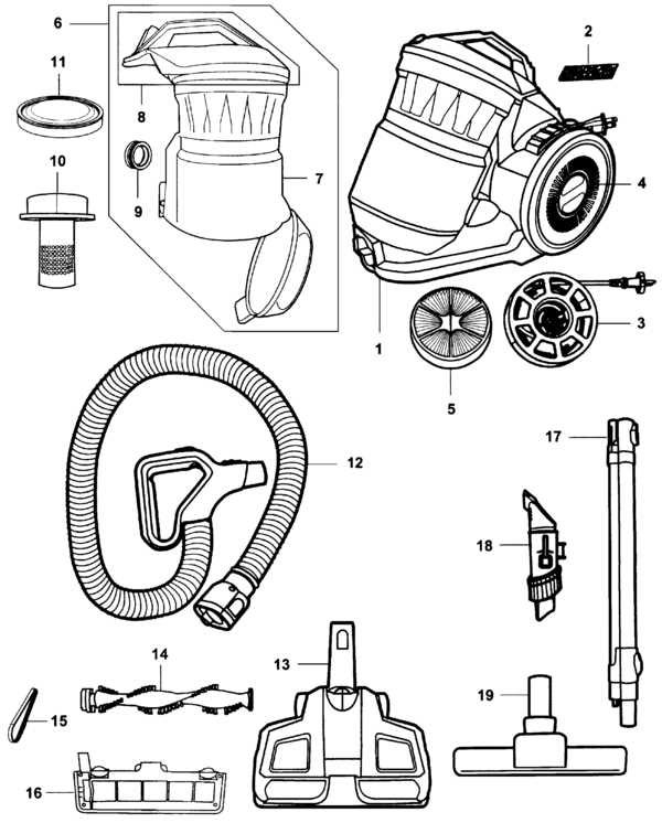 hoover vacuum parts diagram