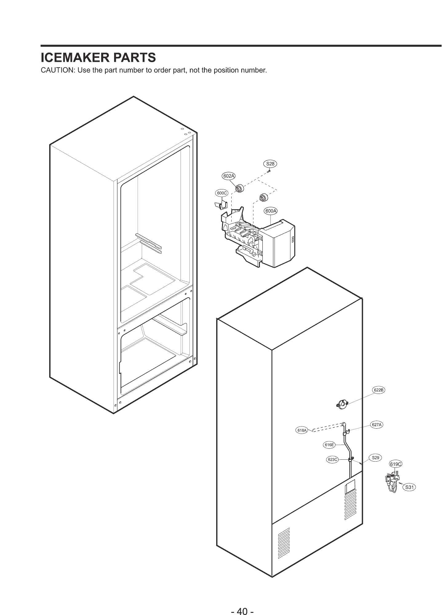 whirlpool ice dispenser parts diagram