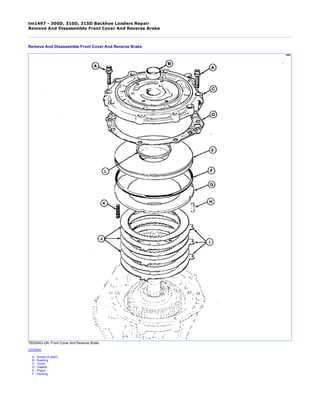 john deere 310d backhoe parts diagram