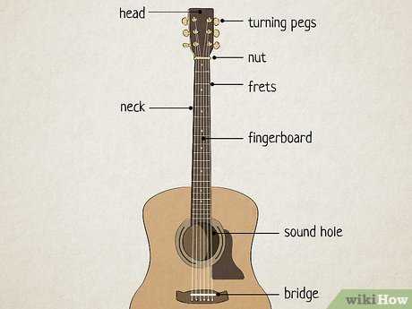 parts of guitar diagram