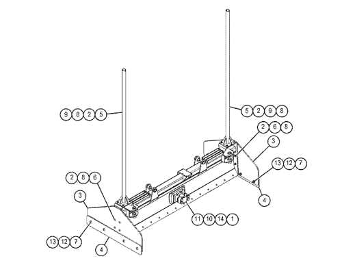 box blade parts diagram