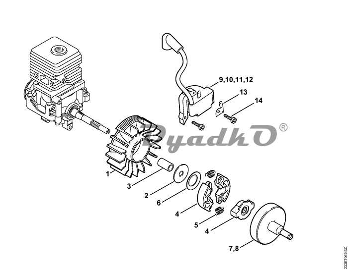 stihl fs55r parts diagram