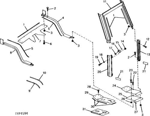 john deere lt166 parts diagram