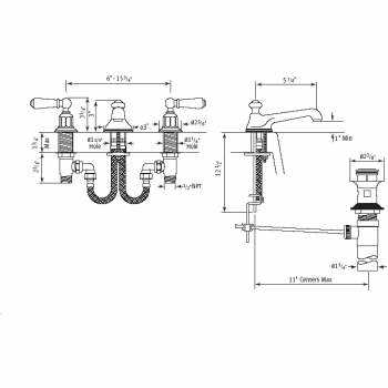 rohl faucet parts diagram