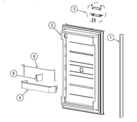 whirlpool side by side refrigerator parts diagram