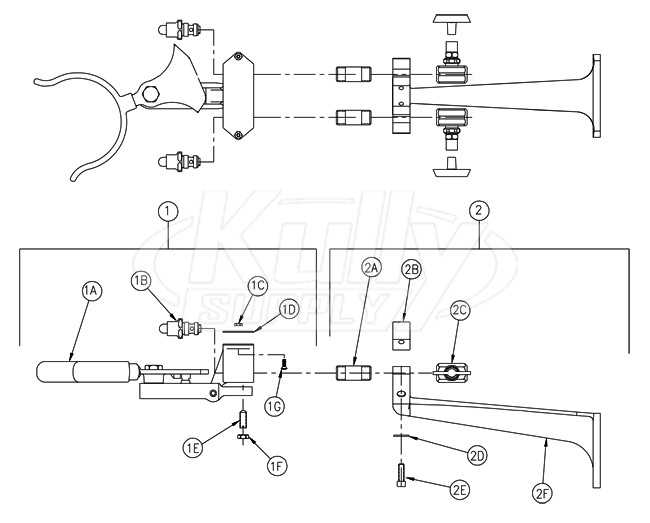 zurn flush valve parts diagram