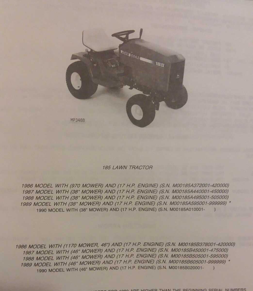 john deere 175 hydro parts diagram