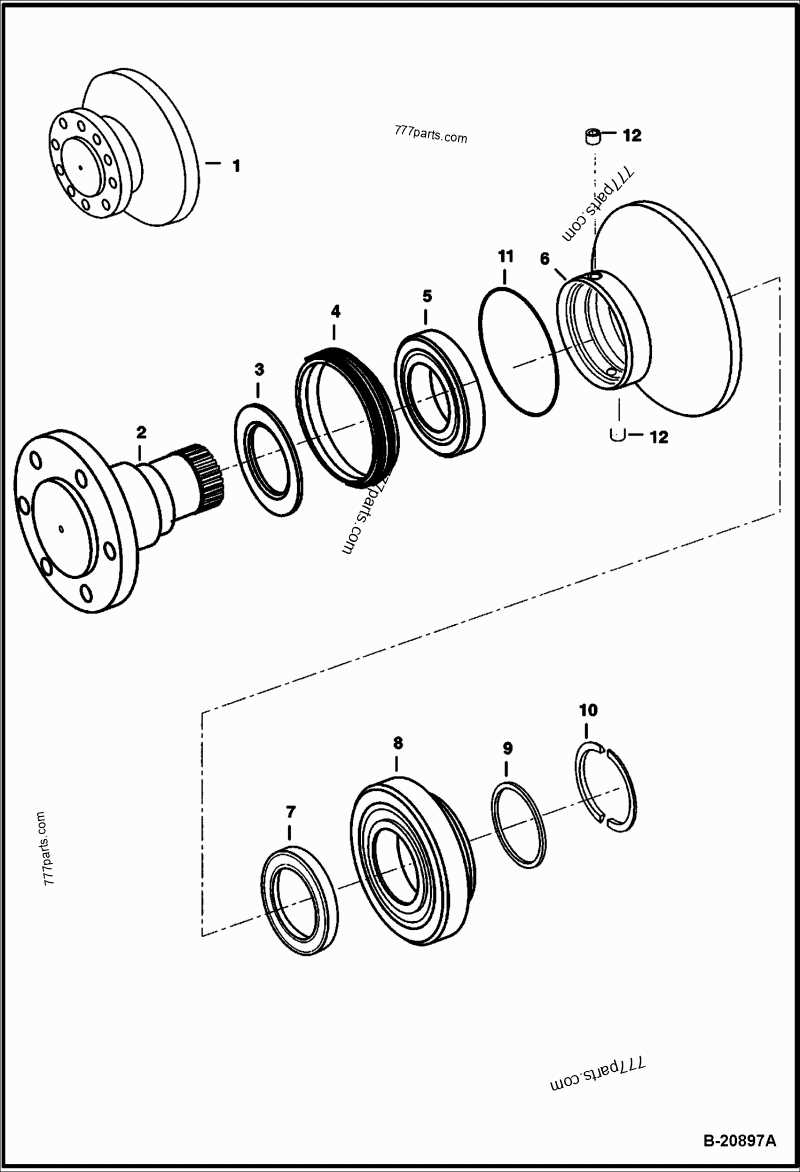 bobcat t190 parts diagram