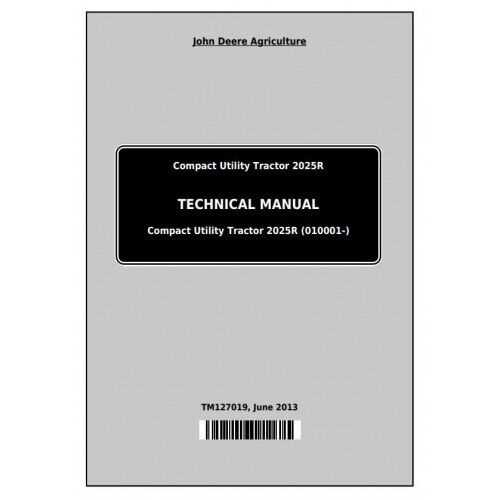 john deere 2025r parts diagram