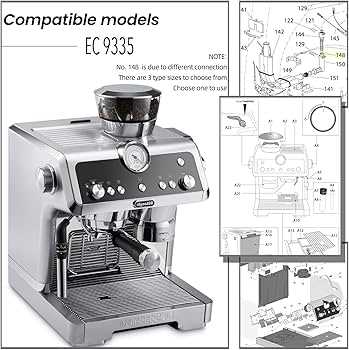 delonghi coffee machine parts diagram