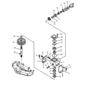 cub cadet lt1042 deck parts diagram