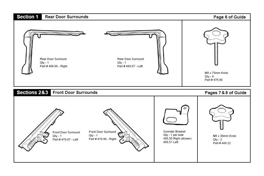 bestop soft top parts diagram